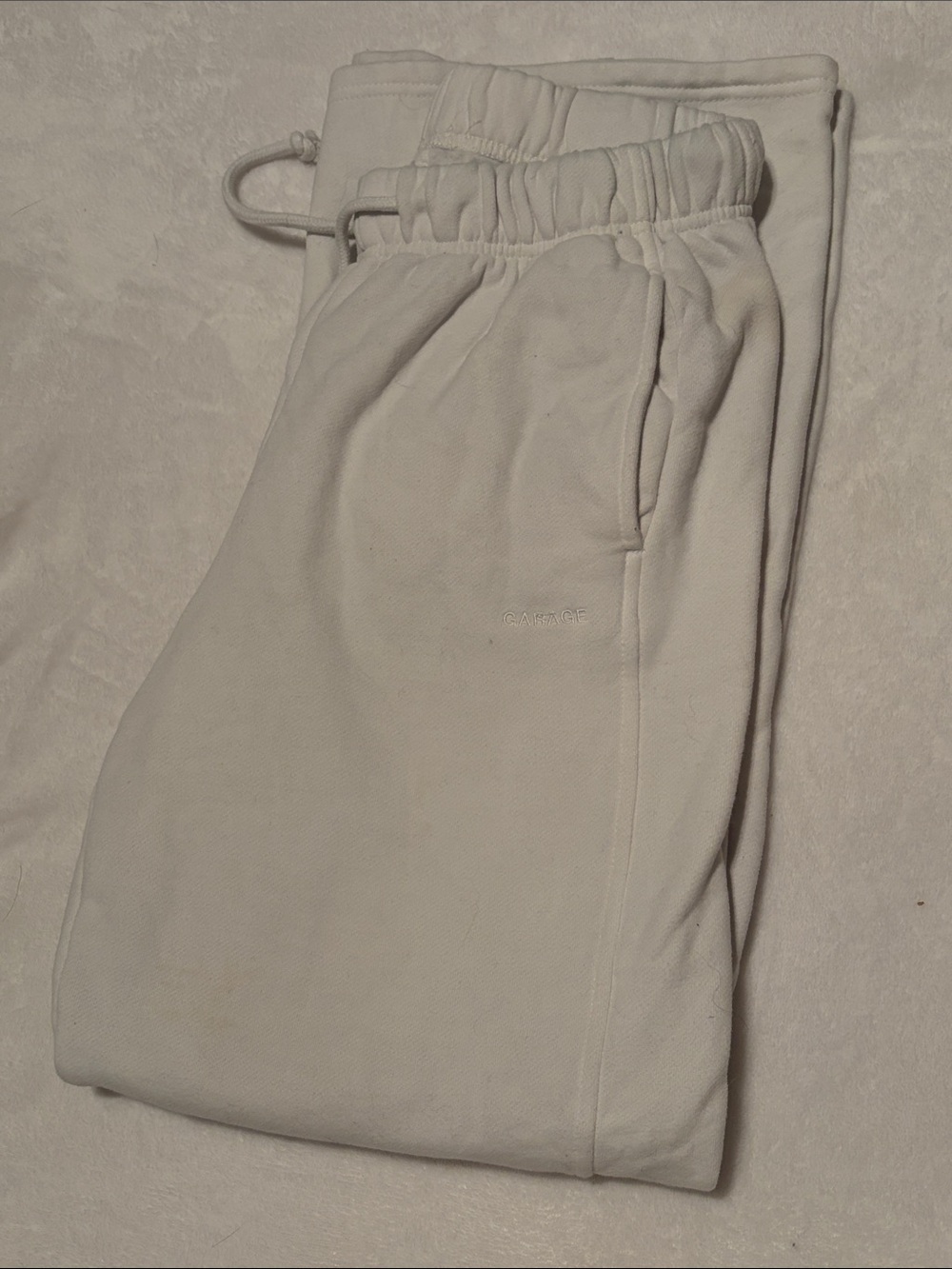 Garage White Wide Leg Pants